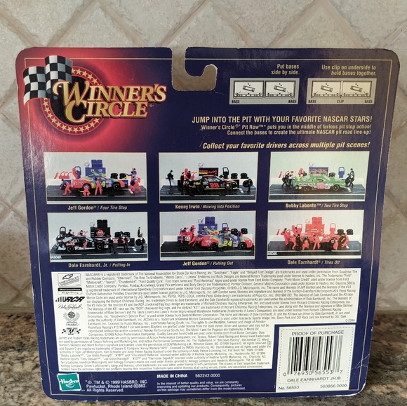 NIB 1999 NASCAR Winners Circle Pit Row Dale Earnhardt Jr. Two Tire Stop - Picture 6 of 7